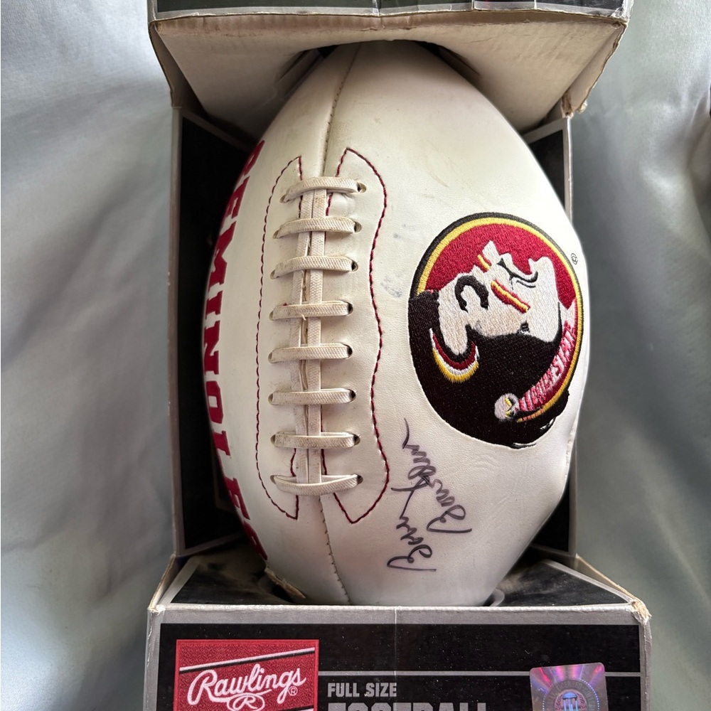 Bobby Bowden signed Rawlings Football